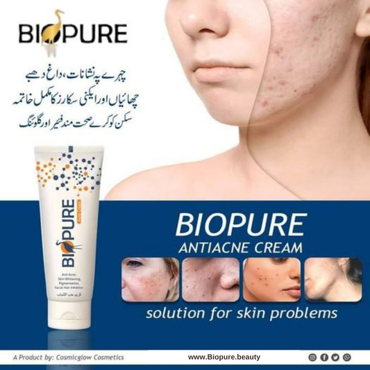 BIOPURE ANTI-ACNE CREAM FOR SOLUTION OF SKIN PROBLEMS
