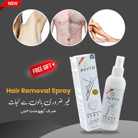 Original Ecrin Hair Removal Spray🔥Free GIFT Offer🔥 (for men & women)