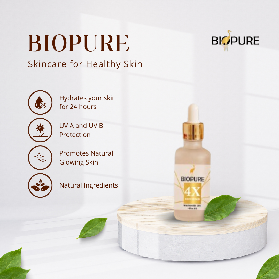 BioPure 4X Skin Serum Niacinamide 10% + Zinc 1%